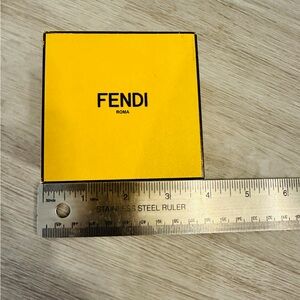 Designer Authentic Fendi jewelry storage box